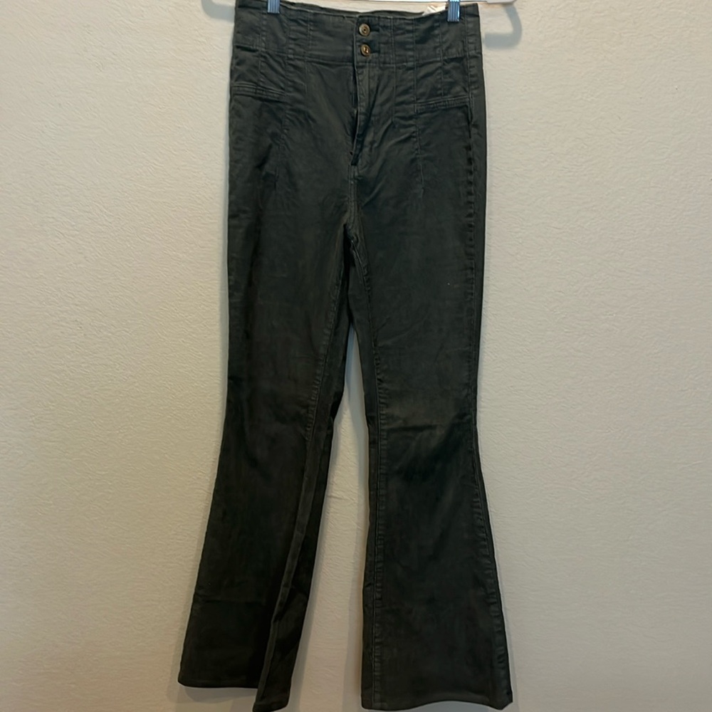 Free people corduroy pants.  Flare